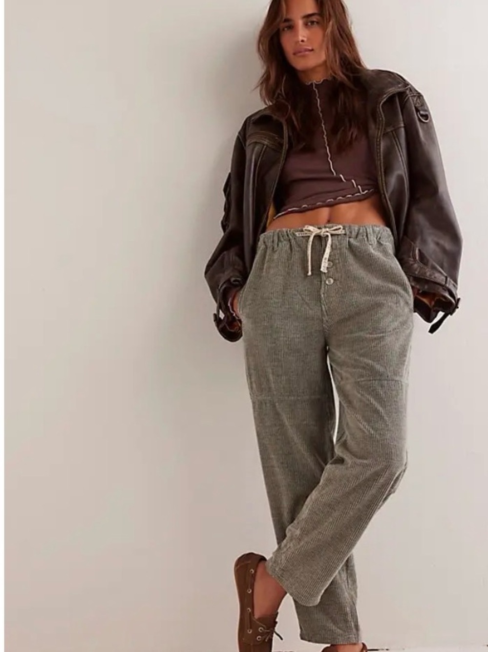 The We The Free Roscoe Cord Pull on Jeans Size S quietluxury elevatedbasics